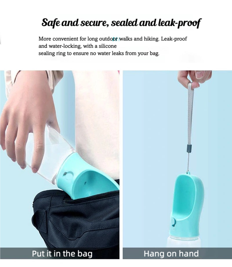 outdoor drinking bottle for pet