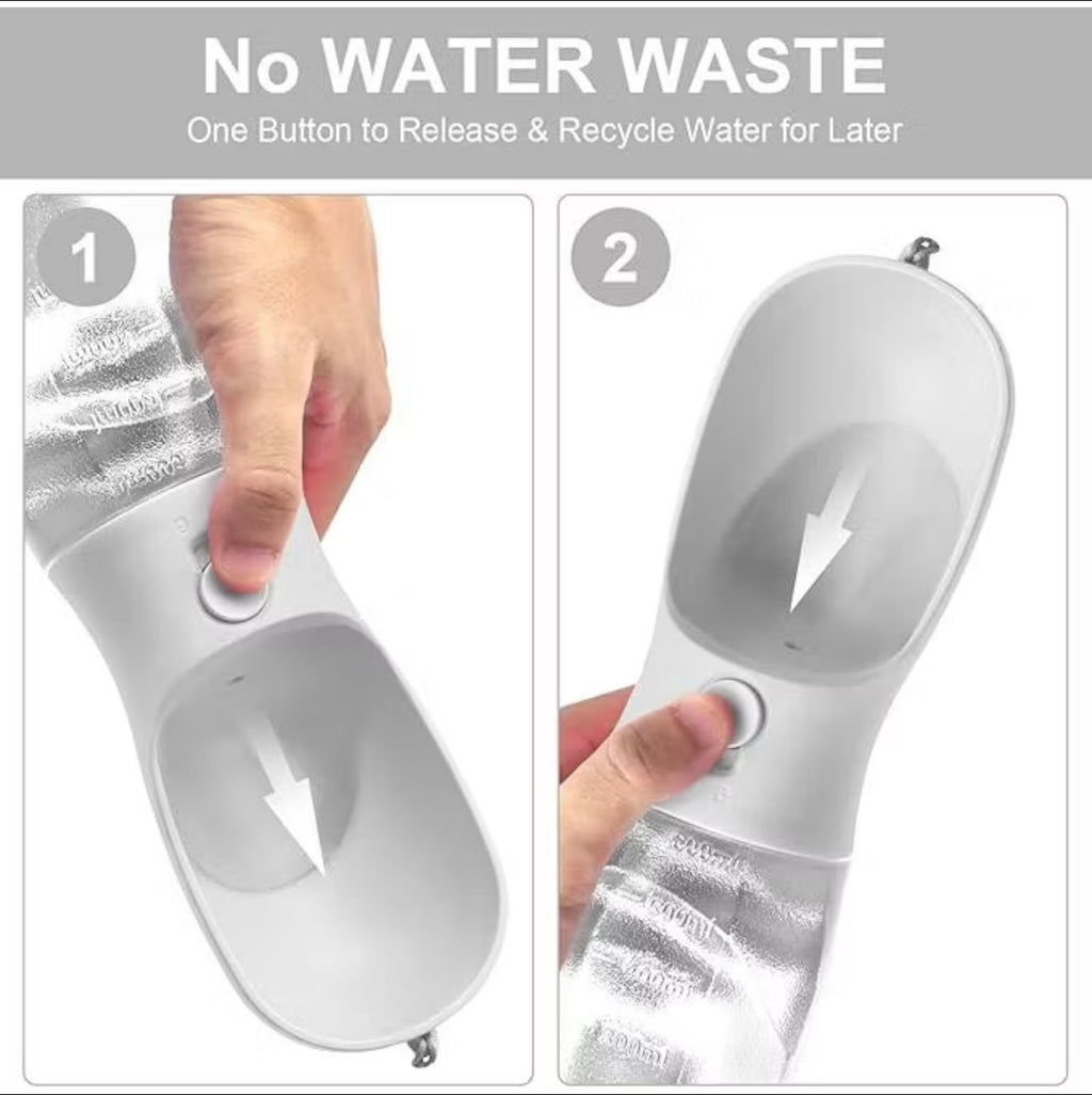 3 in 1 Multi-functional pet travel water bottle