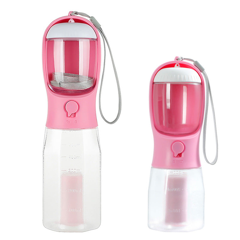 3 in 1 Multi-functional pet travel water bottle
