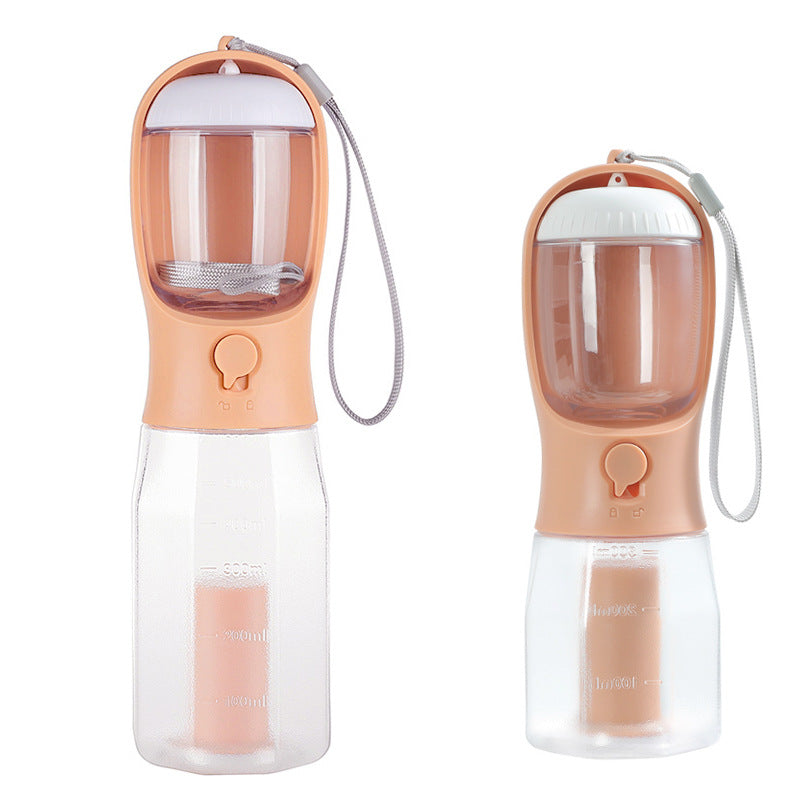 3 in 1 Multi-functional pet travel water bottle