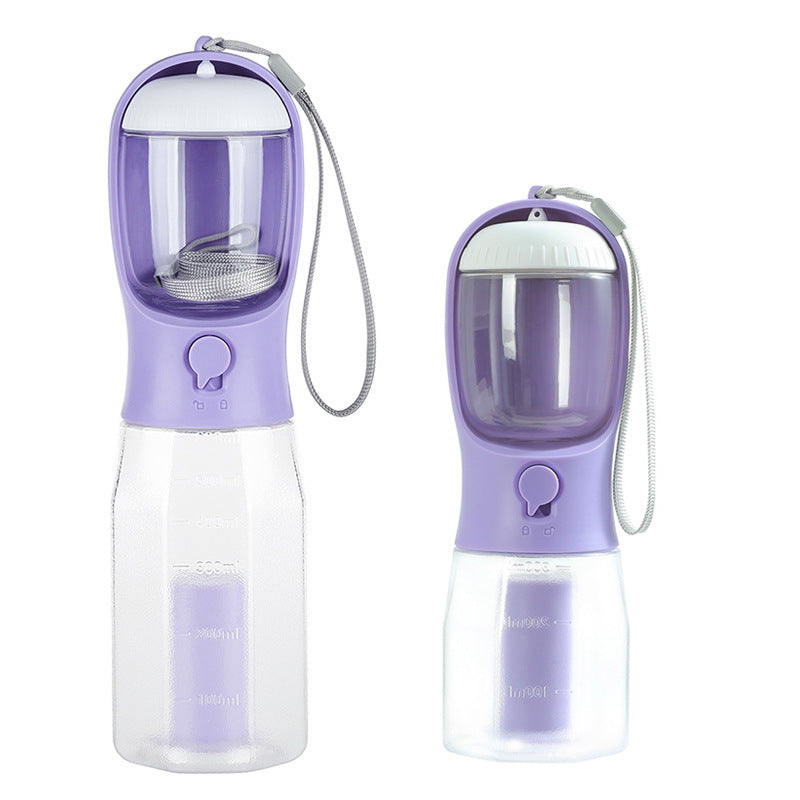 3 in 1 Multi-functional pet travel water bottle