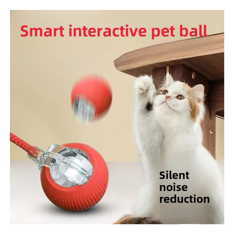 Electric Interactive Cat Toy Ball