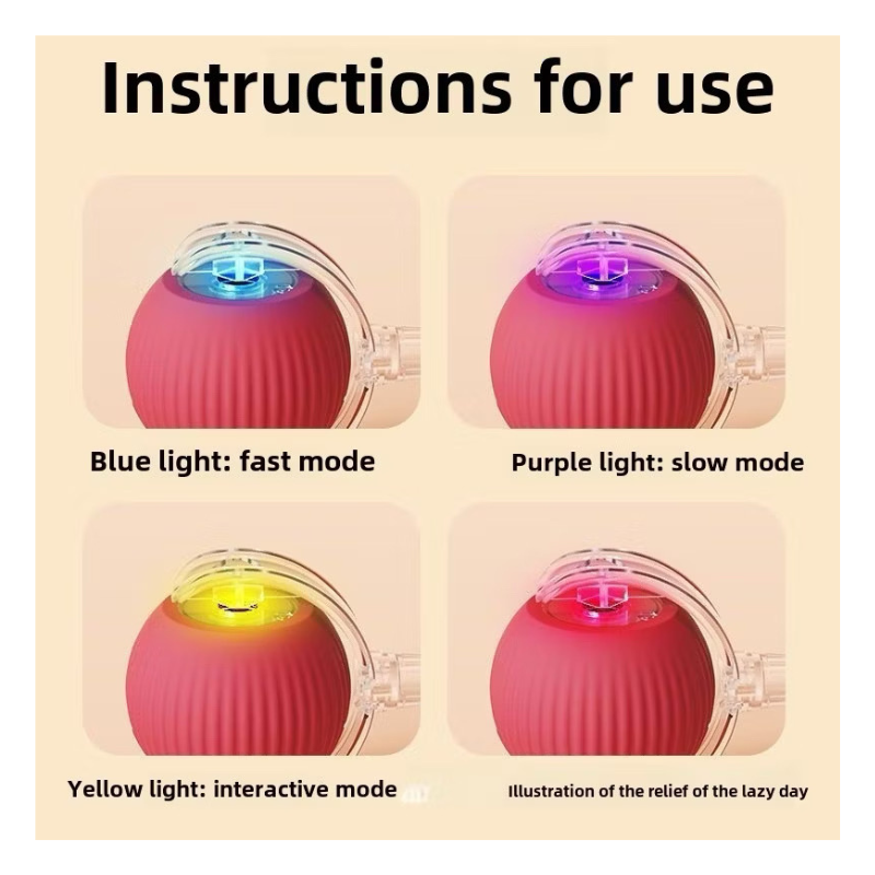 Electric Interactive Cat Toy Ball