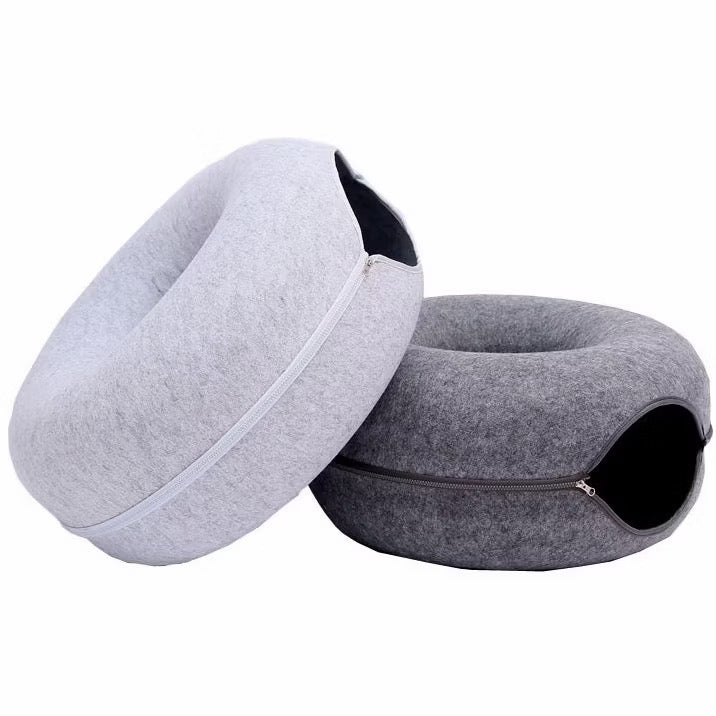Cat Donut Tunnel Bed