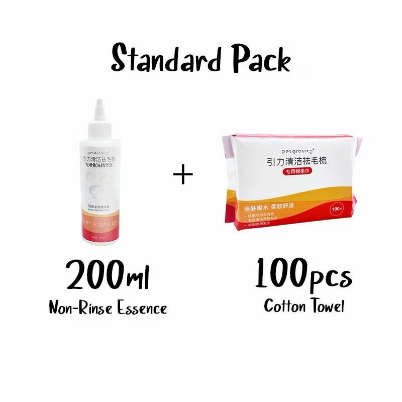 2 in 1 Cat Dog Grooming Comb with Water Tank