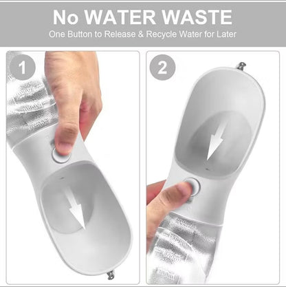 3 in 1 Multi-functional pet travel water bottle