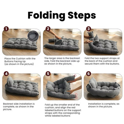 Pet Lounge Sofa Bed Ribbon Cushion