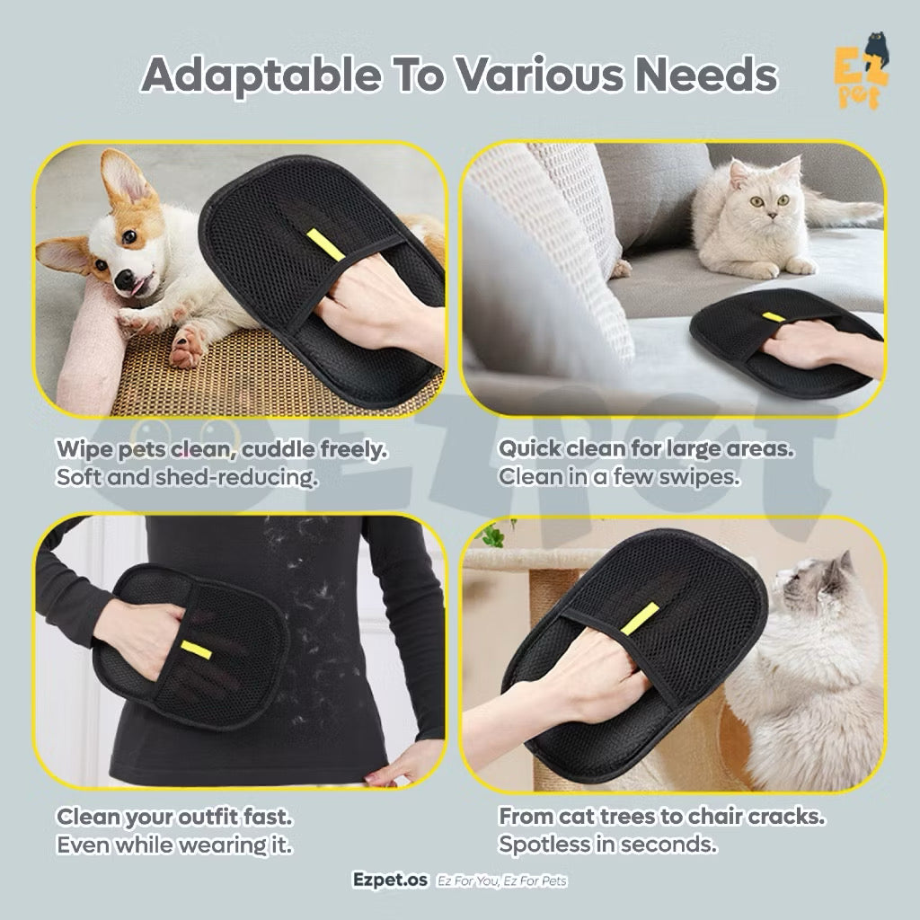 Two-way Pet Hair Removal Glove