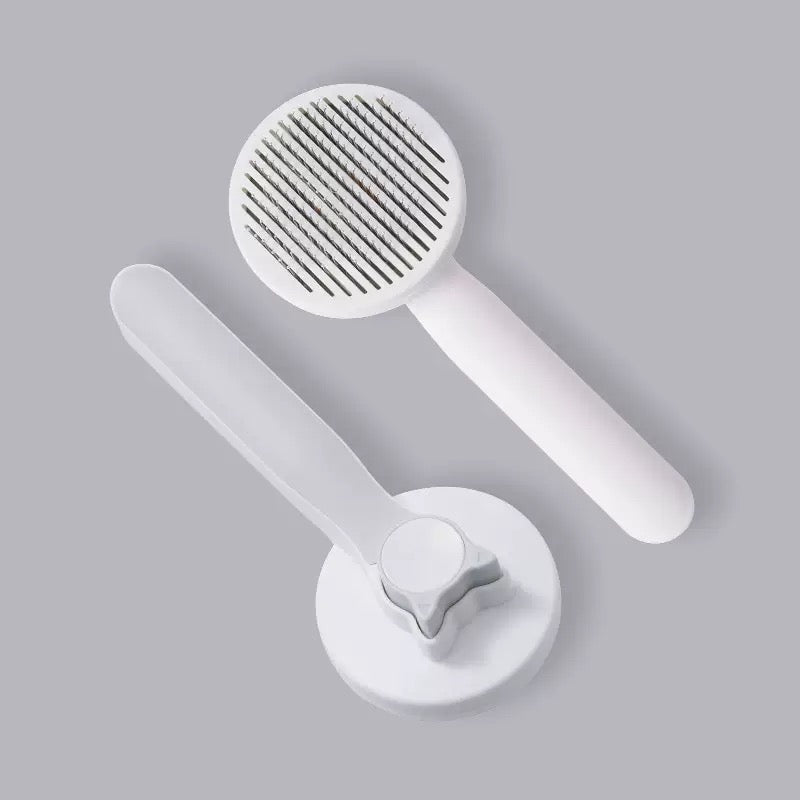 Self-Cleaning Pet Hair Remover Brush