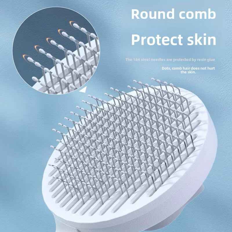 Self-Cleaning Pet Hair Remover Brush