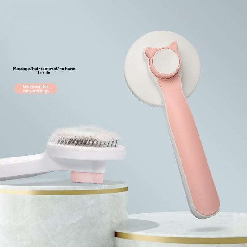 Self-Cleaning Pet Hair Remover Brush