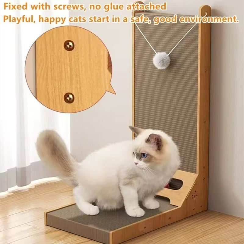 L-Shaped Cat Scratcher Board