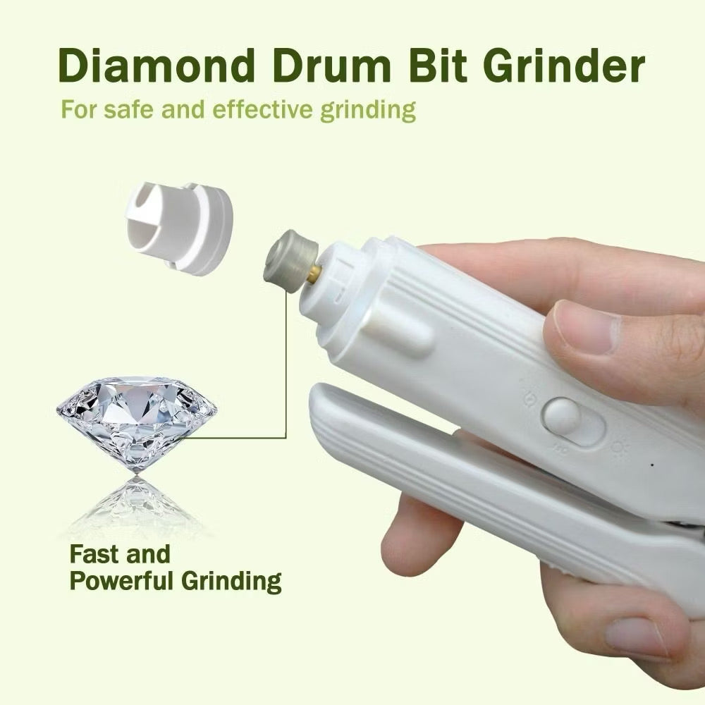2-in-1 Electric Pet Nail Clipper & Grinder with LED Light