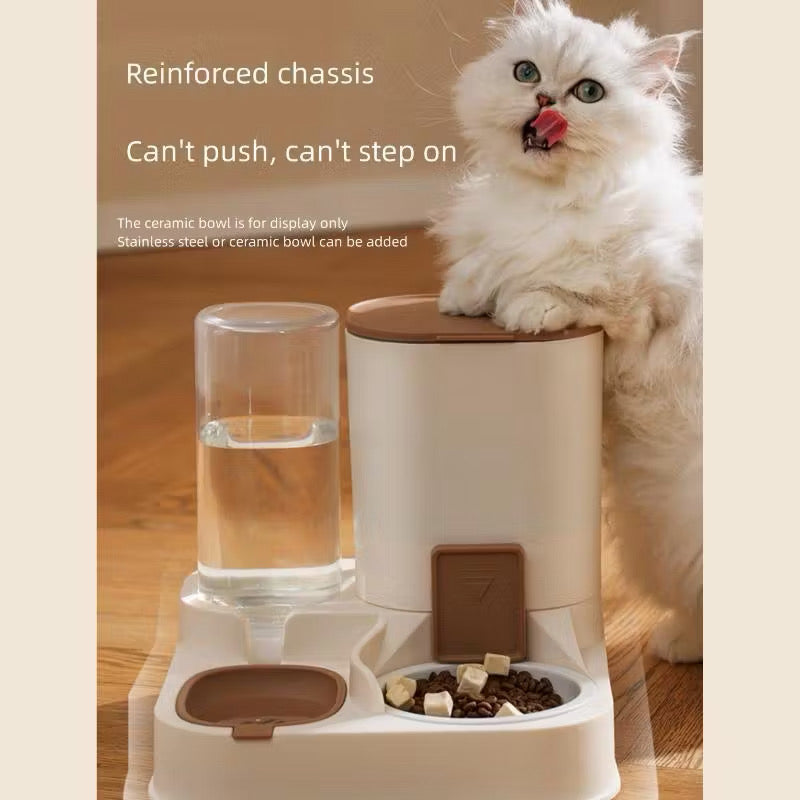 Automatic 2 in 1 Pets Food & Water Dispenser