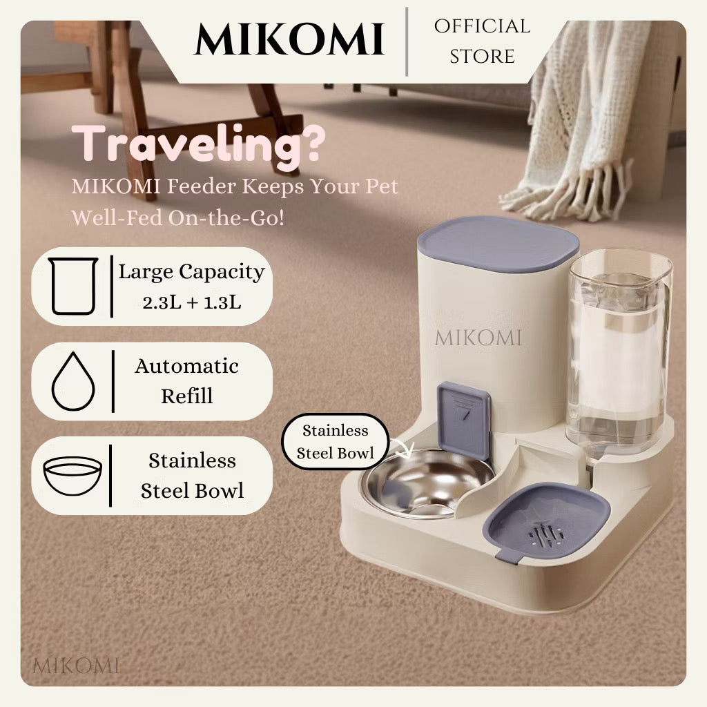 Automatic 2 in 1 Pets Food & Water Dispenser