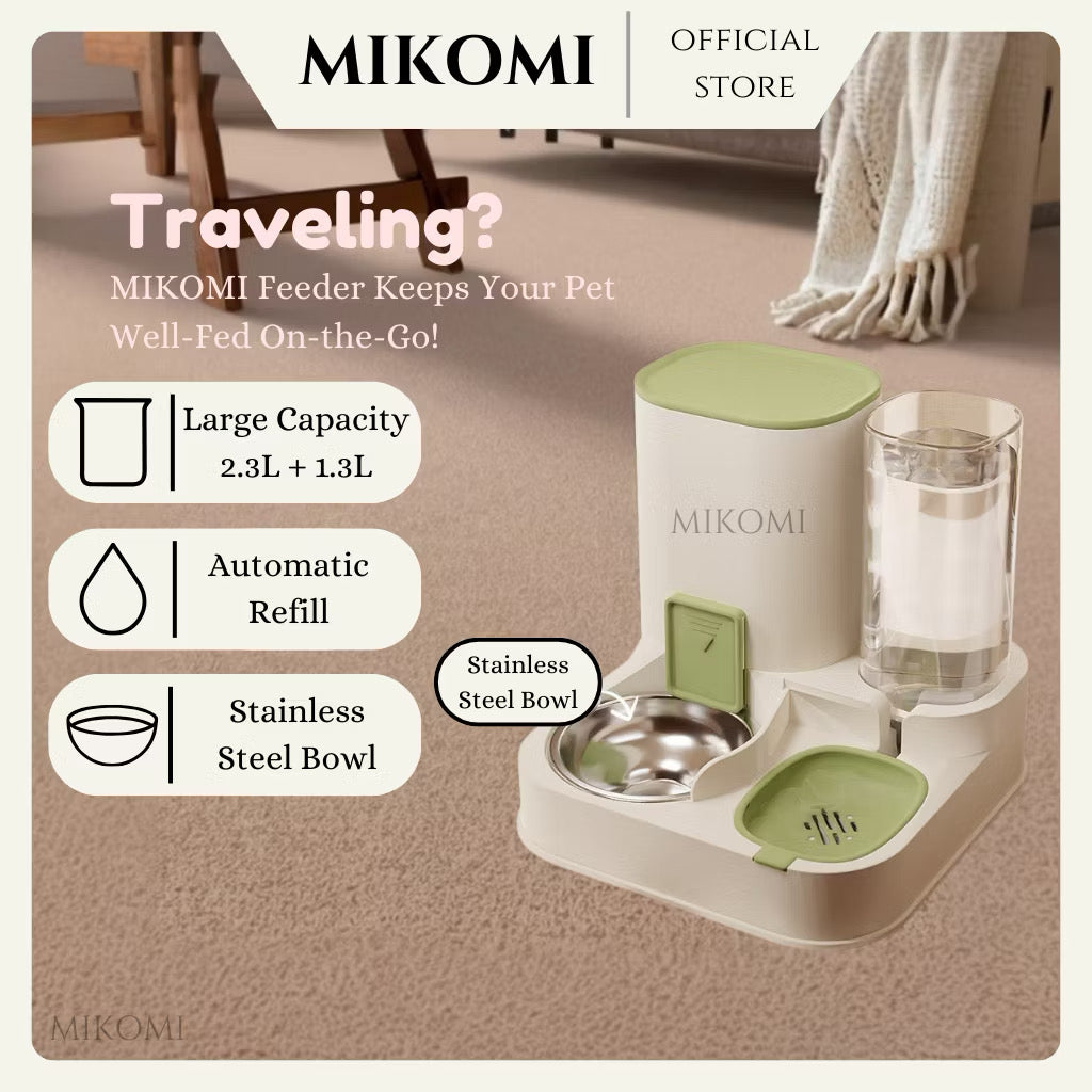 Automatic 2 in 1 Pets Food & Water Dispenser