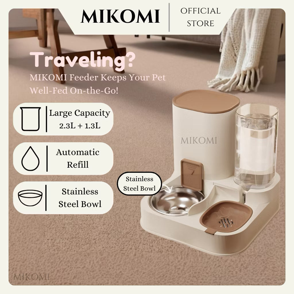 Automatic 2 in 1 Pets Food & Water Dispenser