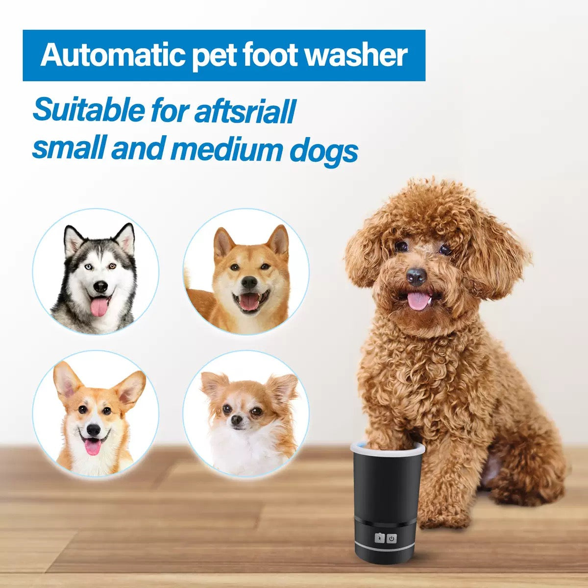 Automatic Pet Paw Cleaner