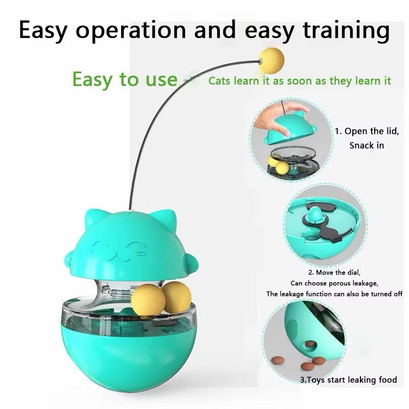 Cat Interactive Tumbler Ball Toy