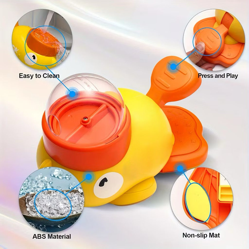 Litte Yellow Duck Pet Food Dispenser Toy