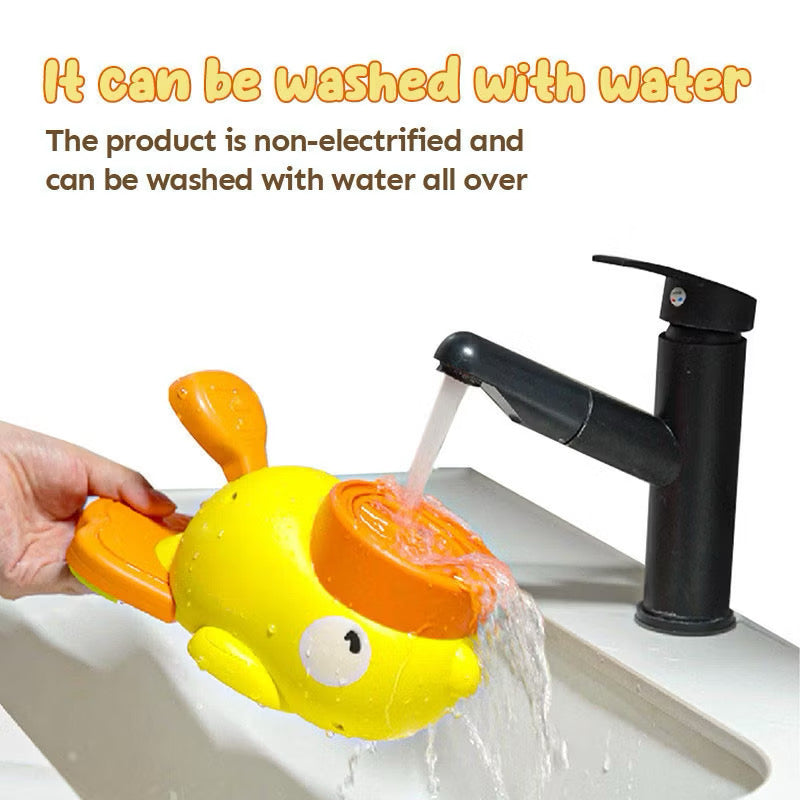 Litte Yellow Duck Pet Food Dispenser Toy