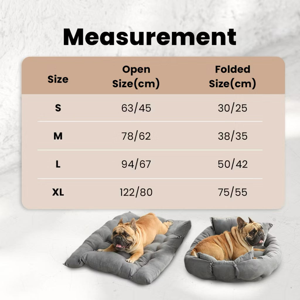 Pet Lounge Sofa Bed Ribbon Cushion