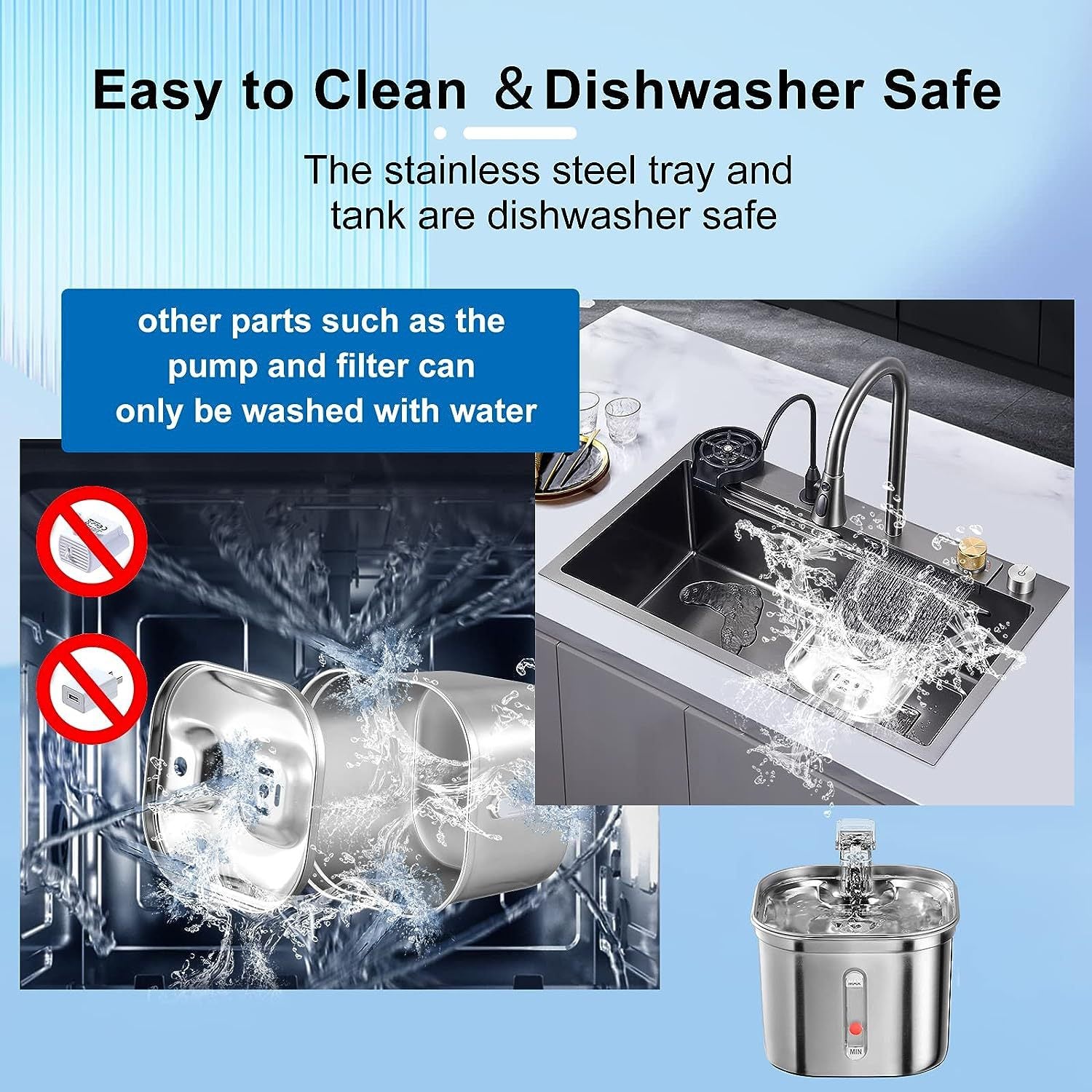 Automatic Water Dispenser With Stainless Steel