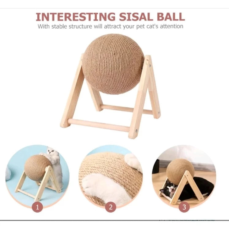 Cat Scratching Ball Toy