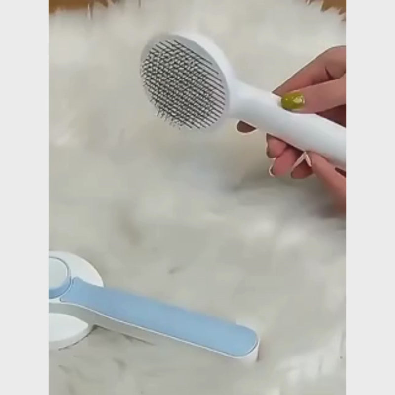 Self-Cleaning Pet Hair Remover Brush
