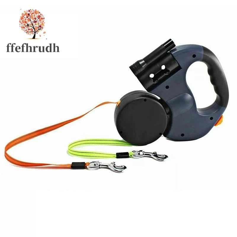 Dual Retractable Dog Leash-3m rope