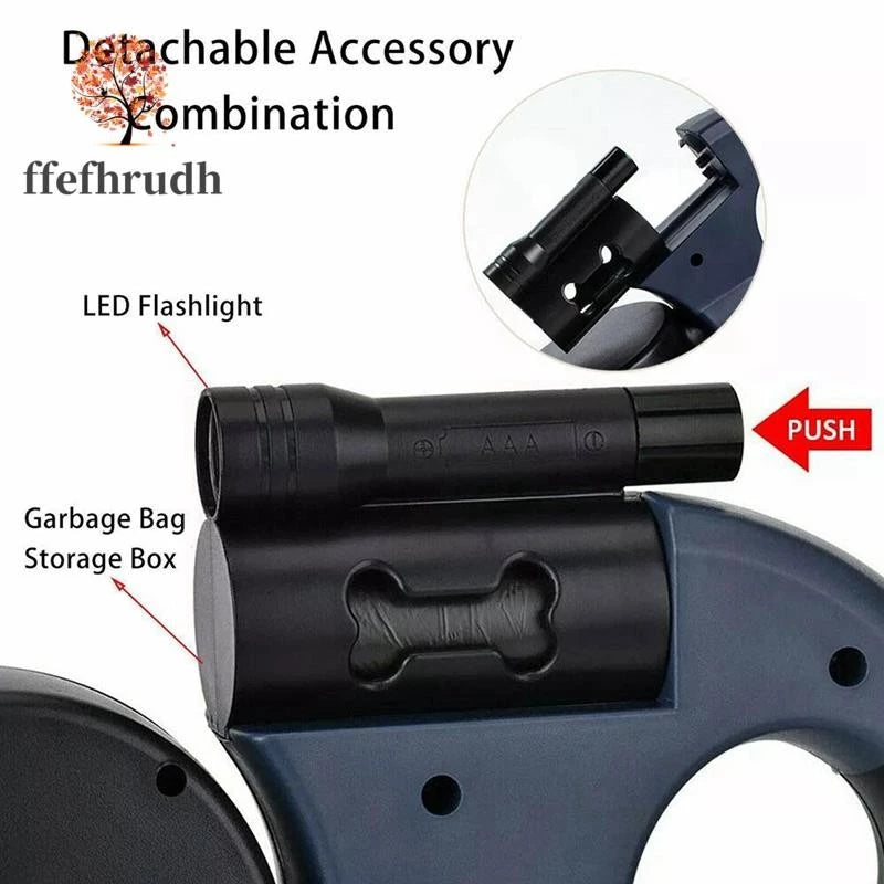 Dual Retractable Dog Leash-3m rope